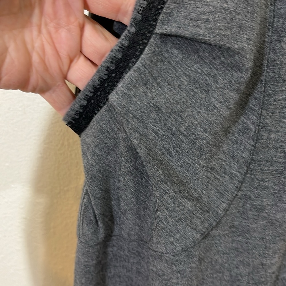 Olinka sleeveless dark gray dress. Size Small. - Picture 6 of 8